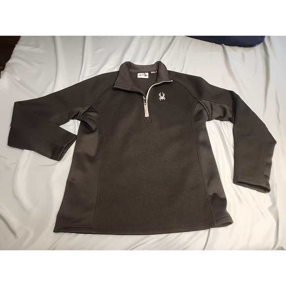 Spyder Other - SPYDER Half Zip Midweight Core Sweater In Black - Size L - Style #199306